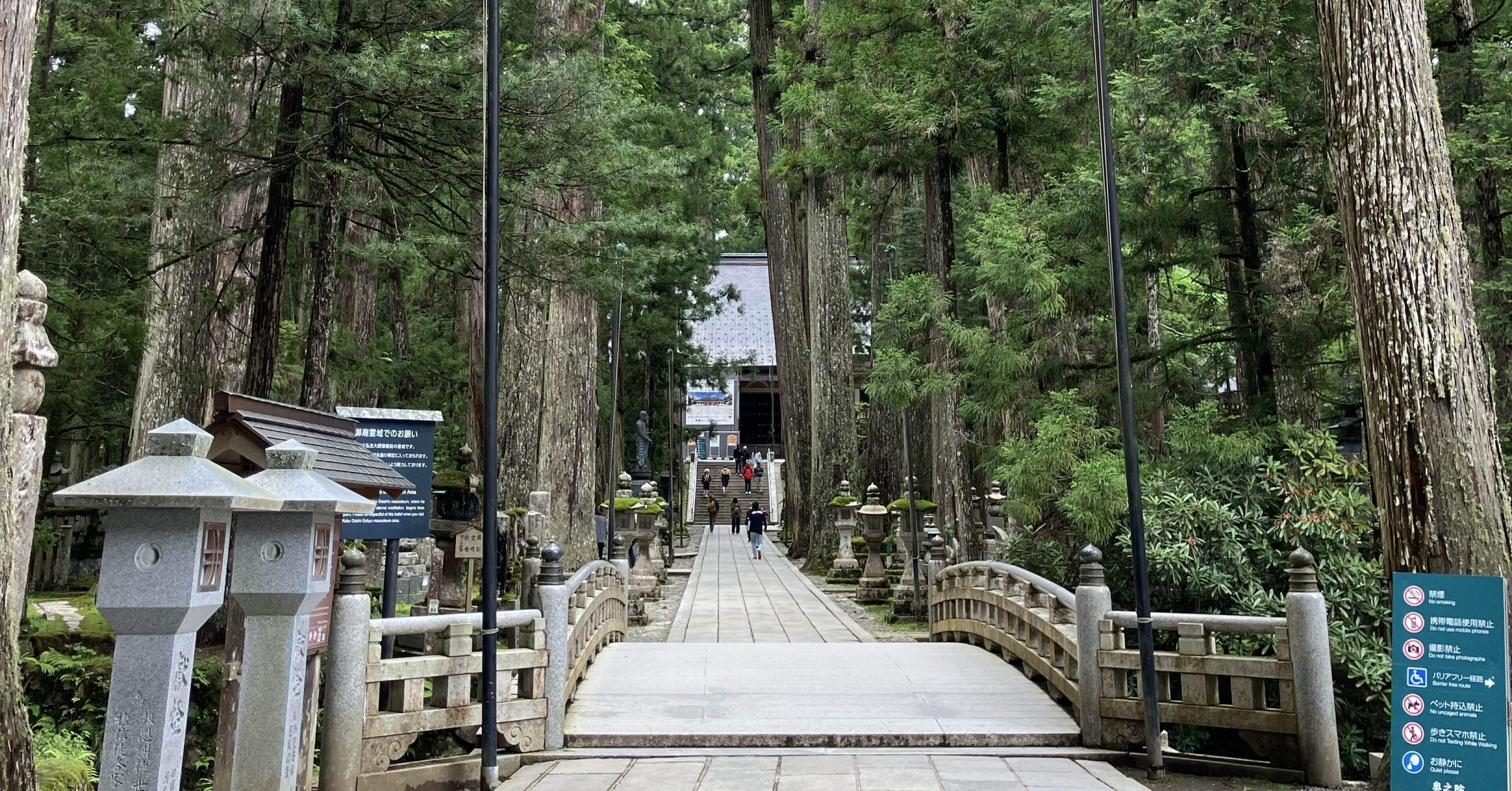 高野山で重森三玲を見たい旅：3 奥の院参拝、天風てらすでランチ、胡麻
