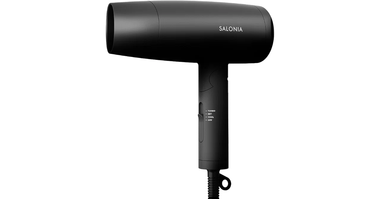 SALONIA スピーディーイオン ドライヤー 大風量 軽量 マイナスイオン
