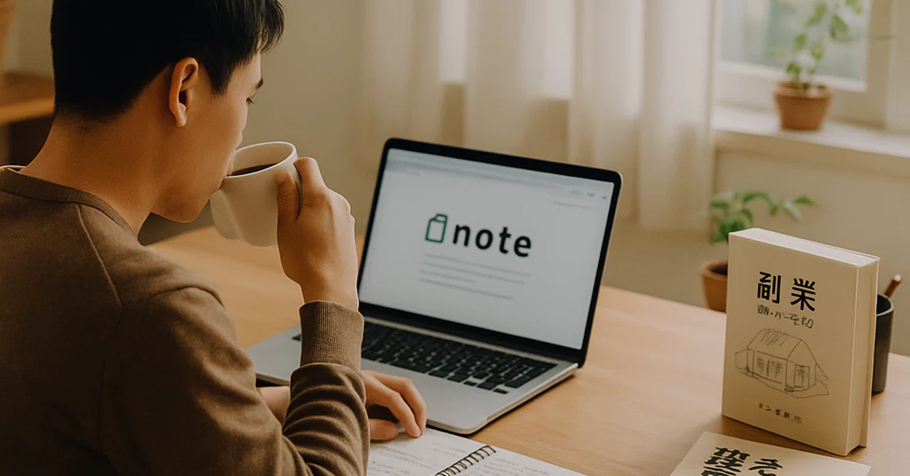 noteで副業、実際どう？会社員が始めて感じたリアルと工夫｜taka