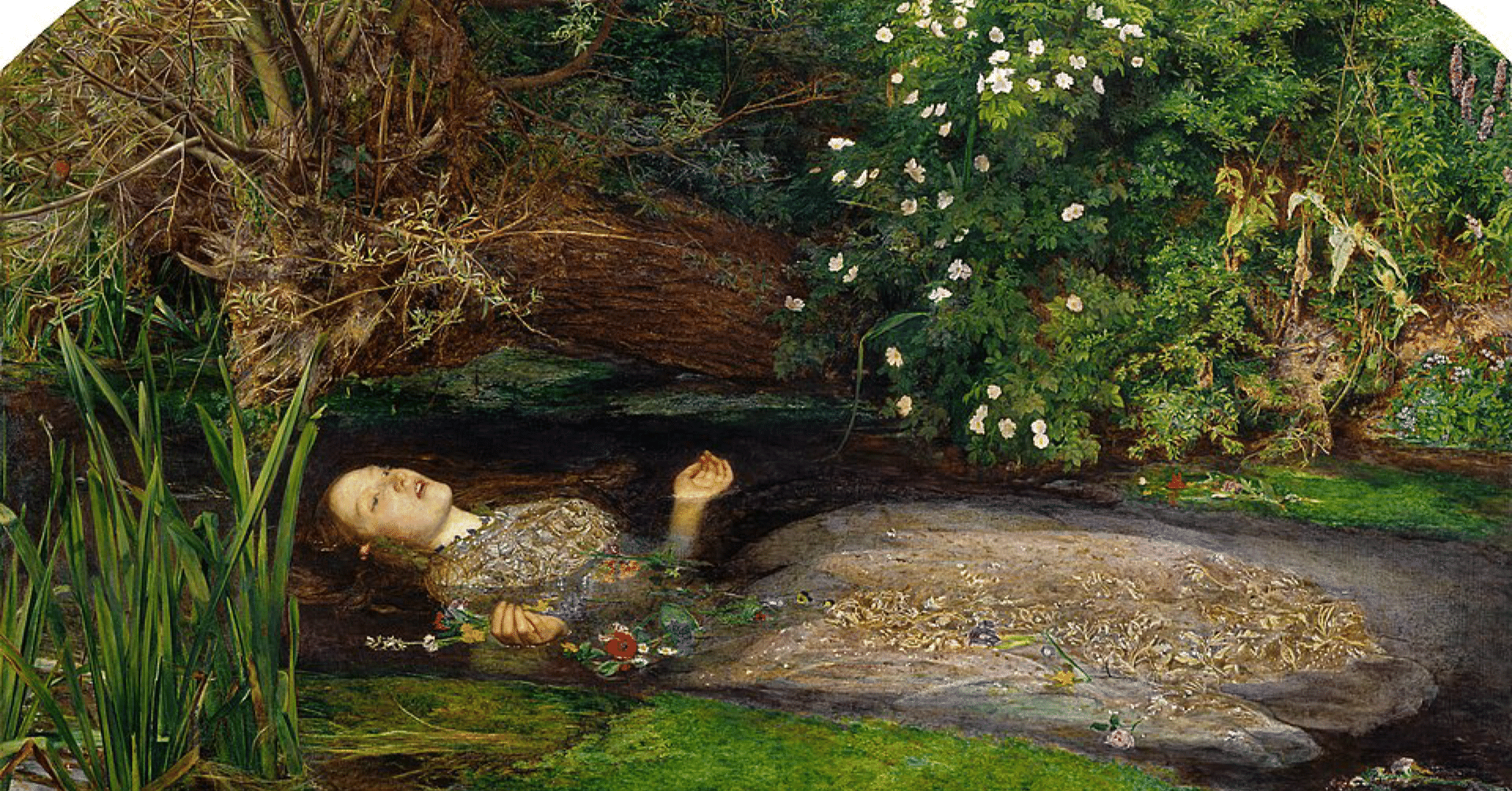 オフィーリアの影 オフィーリア／ジョン・エヴァレット・ミレイ｜城牙咲くらは