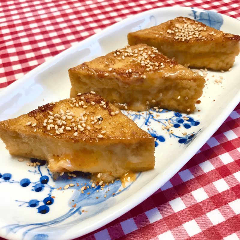 厚揚げチーズ焼き Eccomiyumikko Note 厚揚げチーズ焼き Eccomiyumikko Note