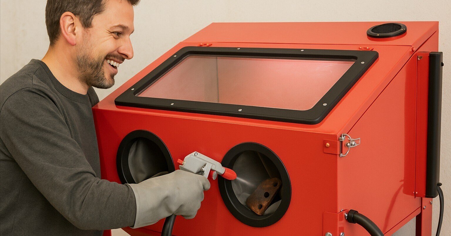サンドブラスト　キャビネット　220L Amazon | ツールズアイランド(Toolsisland) サンドブラスト 大型