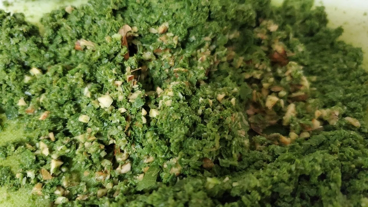 レシピ 沖縄島食材 長命草のジェノベーゼ 萌絵 Note レシピ 沖縄島食材 長命草のジェノベーゼ 萌絵 Note