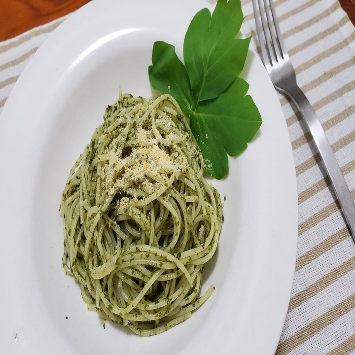 レシピ 沖縄島食材 長命草のジェノベーゼ 萌絵 Note