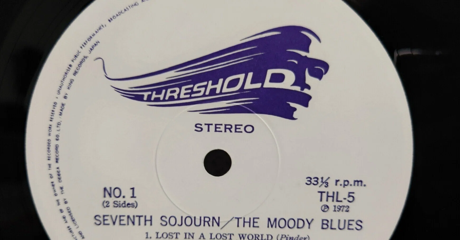 1972年レコード】56)THE MOODY BLUES : SEVENTH SOJOURN｜ワイバーン