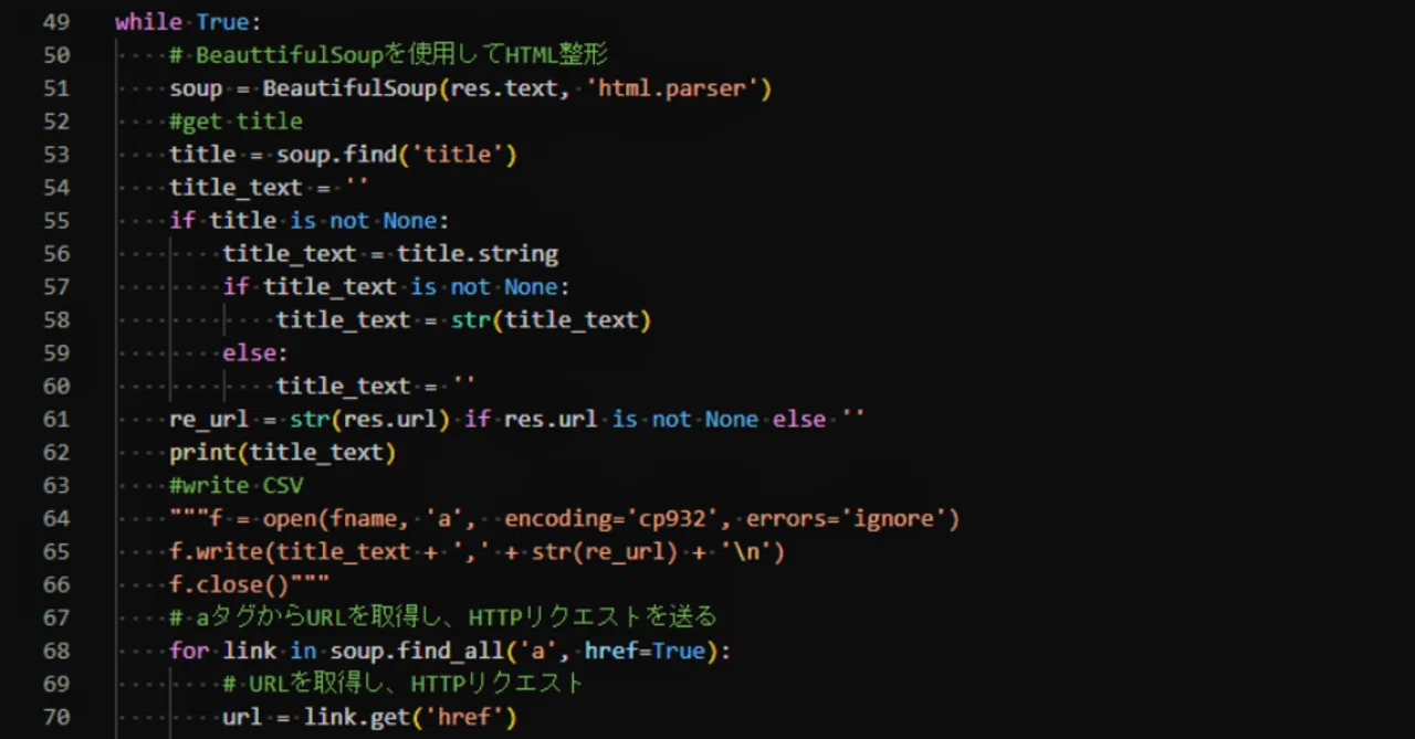 Python3でサイト内リンクを収集してアクセスを判定する Telluru Note