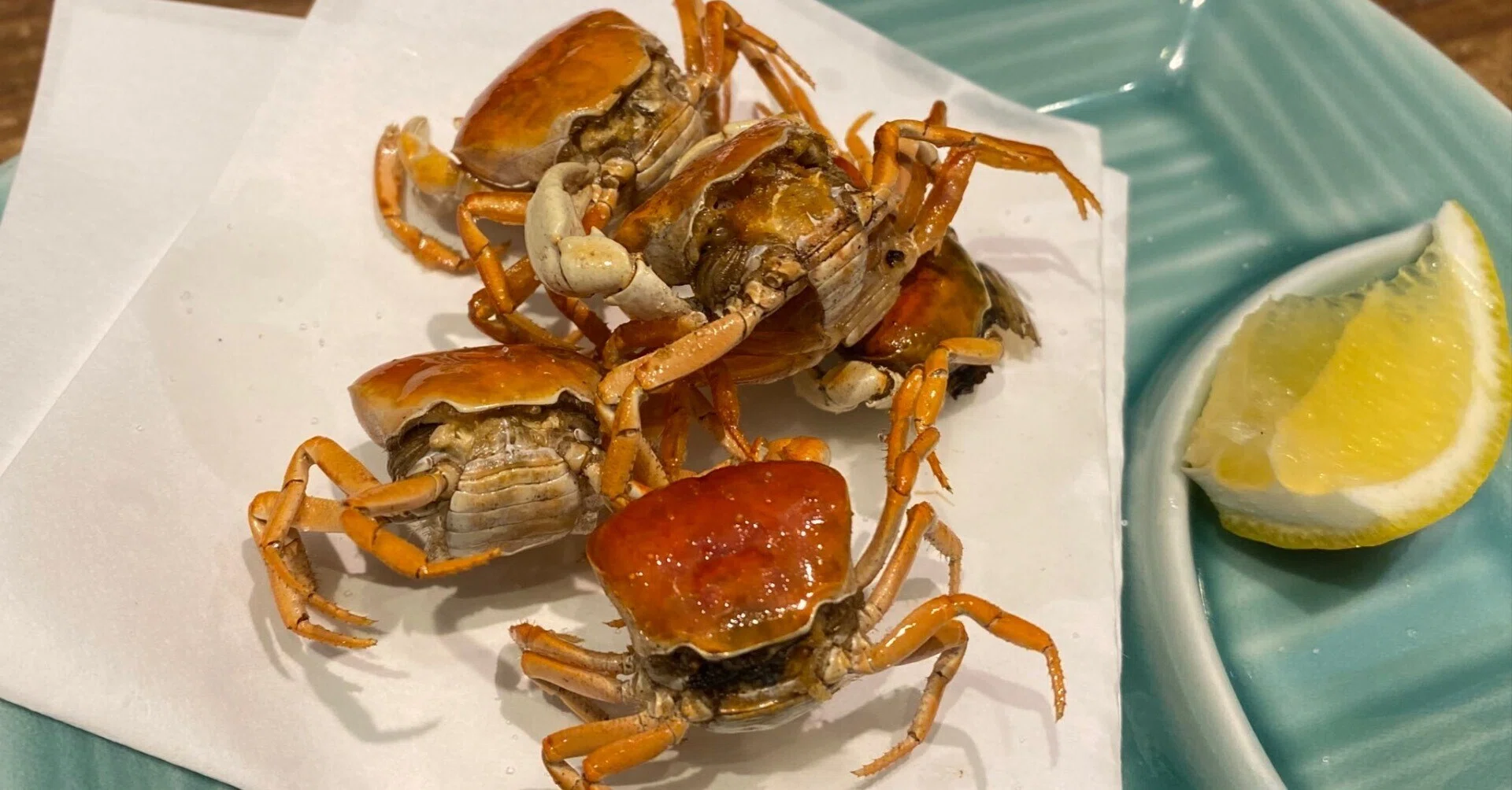 サワガニ 唐 揚げ