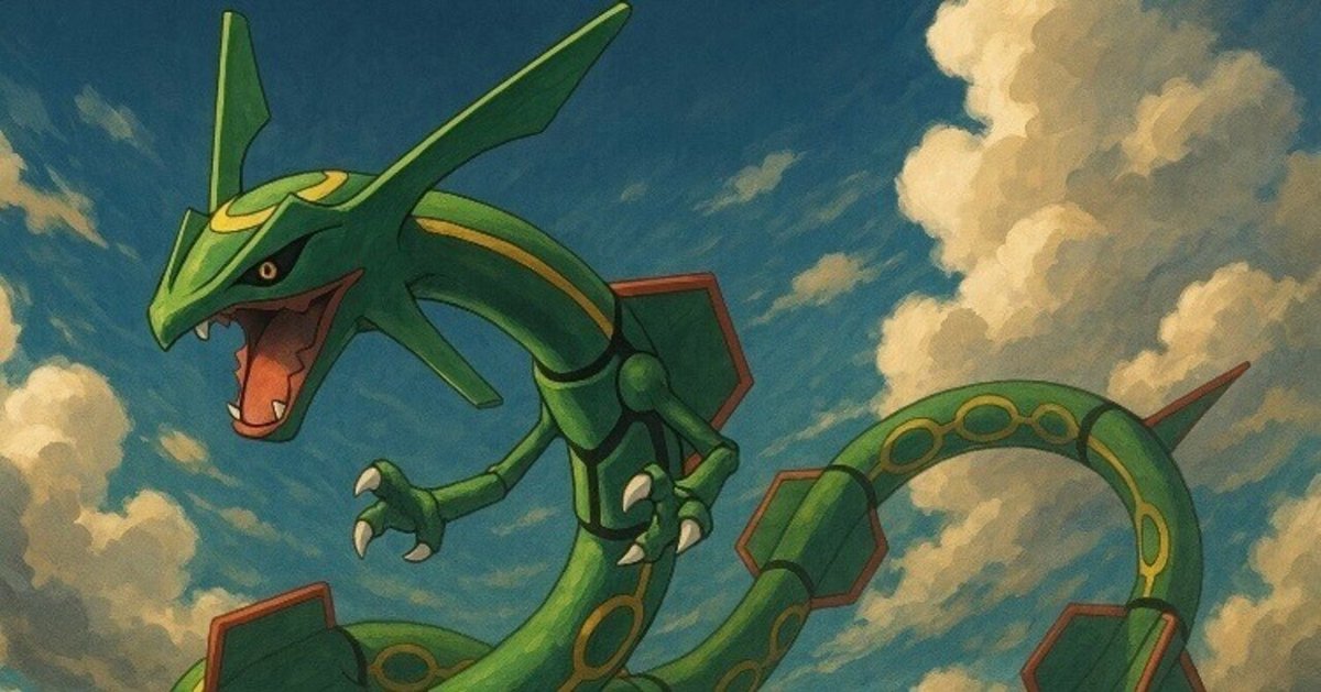 レックウザかっこいいイラスト】Colors! Live - レックウザ by taketomo