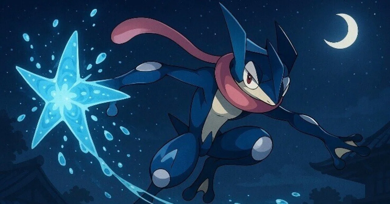 忍者ポケモン・ゲッコウガの魅力── サトシとの絆が生んだ伝説の人気 