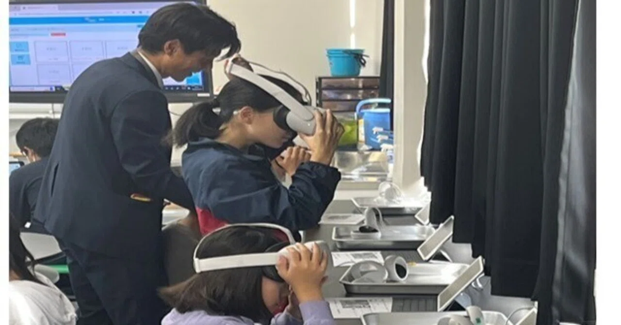 学校が冒険の舞台に!VRゴーグルで新しい学びを発見!|大阪府教育センター