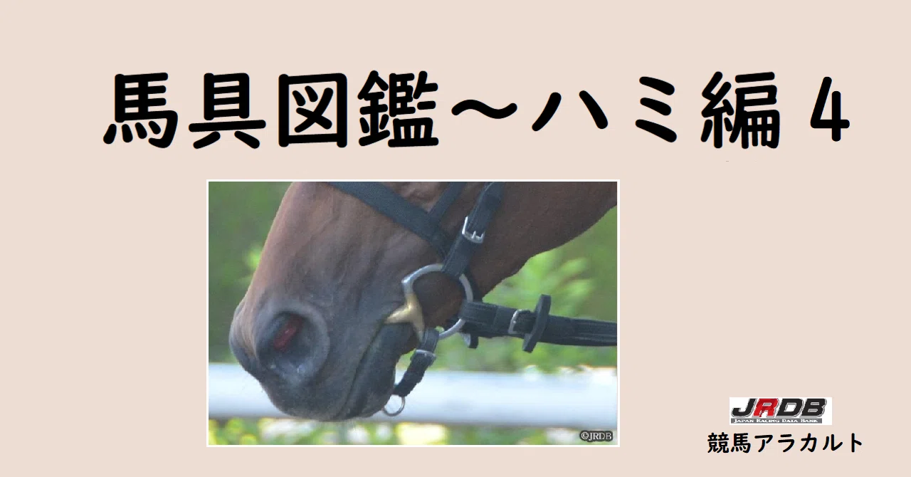 JRDB馬具図鑑～ハミ編【4】｜JRDB 競馬アラカルト