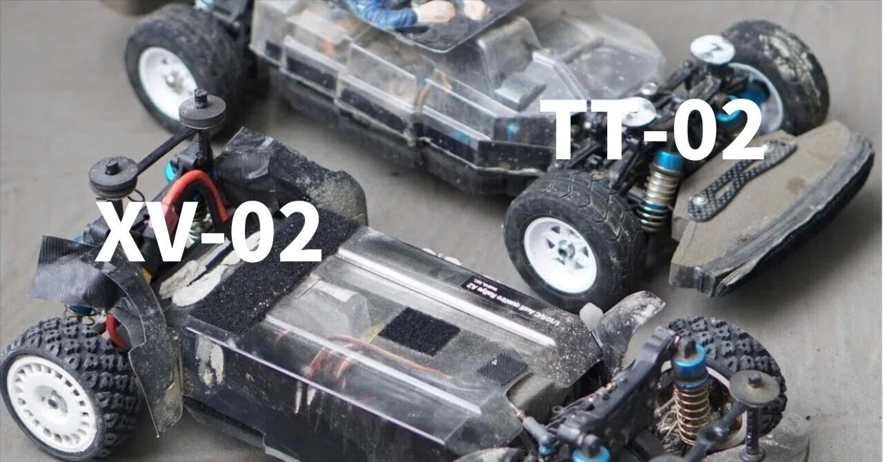 XV-02とTT-02の比較 (ラリーラジコン)｜SHO-Room🚙💨