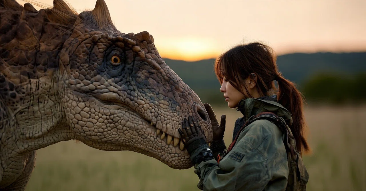 #0022 | Creating a Dinosaur Shot with RunwayGen-4 References｜overhead_vfx