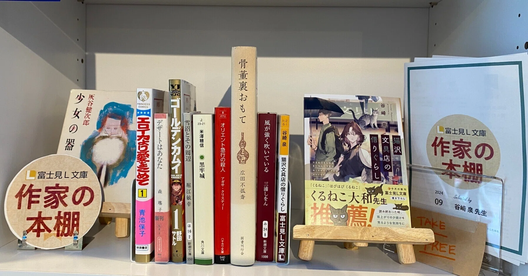 第2回】「作家の本棚」谷崎泉先生の選ぶ10冊｜富士見L文庫note支部