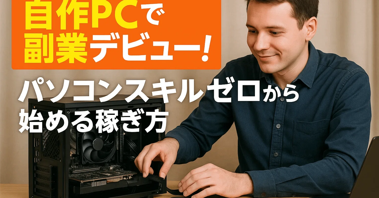 自作PCで副業デビュー！パソコンスキルゼロから始める稼ぎ方｜PCラボ 