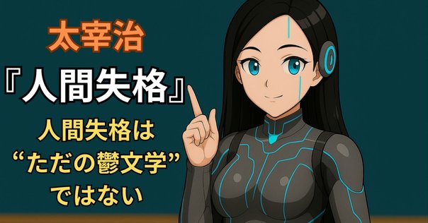 大庭葉蔵 太宰治の謎】『人間失格』の主人公は大庭葉蔵ではない！客観的