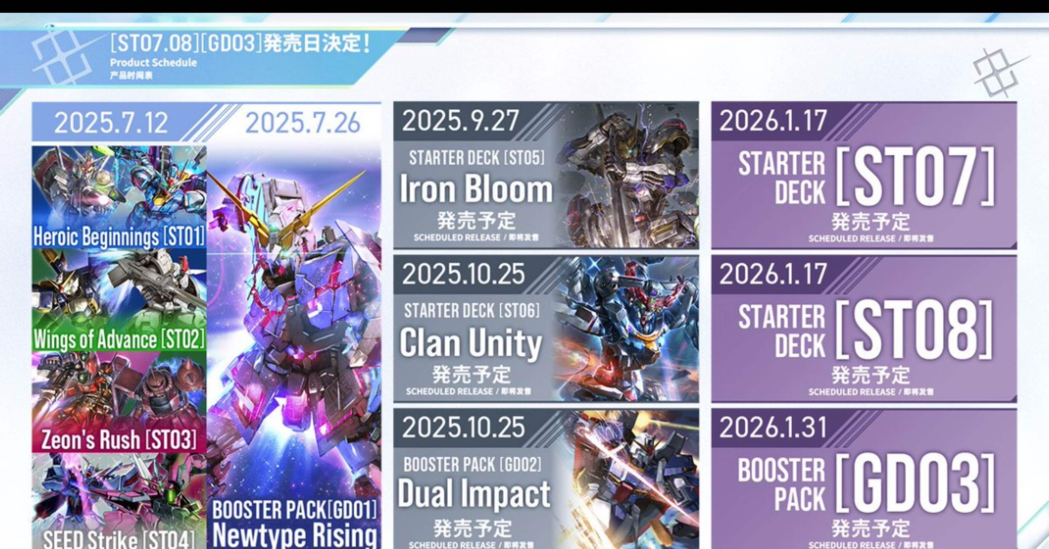 TCG】ガンダムカードゲームが争奪戦で予約困難！ブースターやスタート