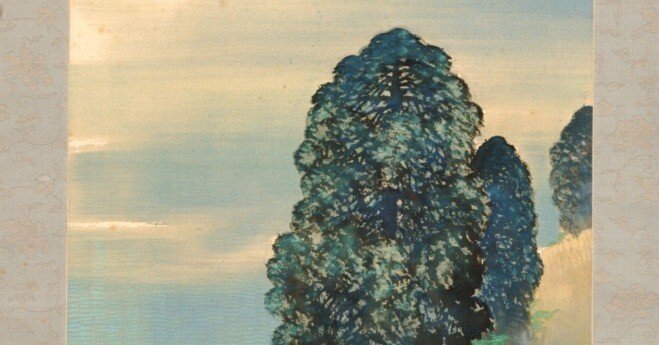 作品一覧】山元春挙《琵琶湖春色図》｜講談社野間記念館
