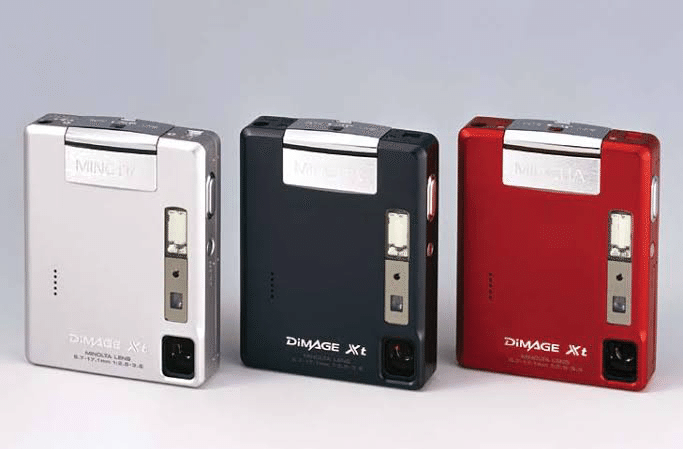 Minolta DiMAGE X】見た目がMDプレイヤーすぎる幻のデジカメ。｜sai