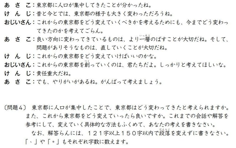 社会課題に対する意見文 どう書く 都立小石川 公立中高一貫対策 Ibase アイベース Note