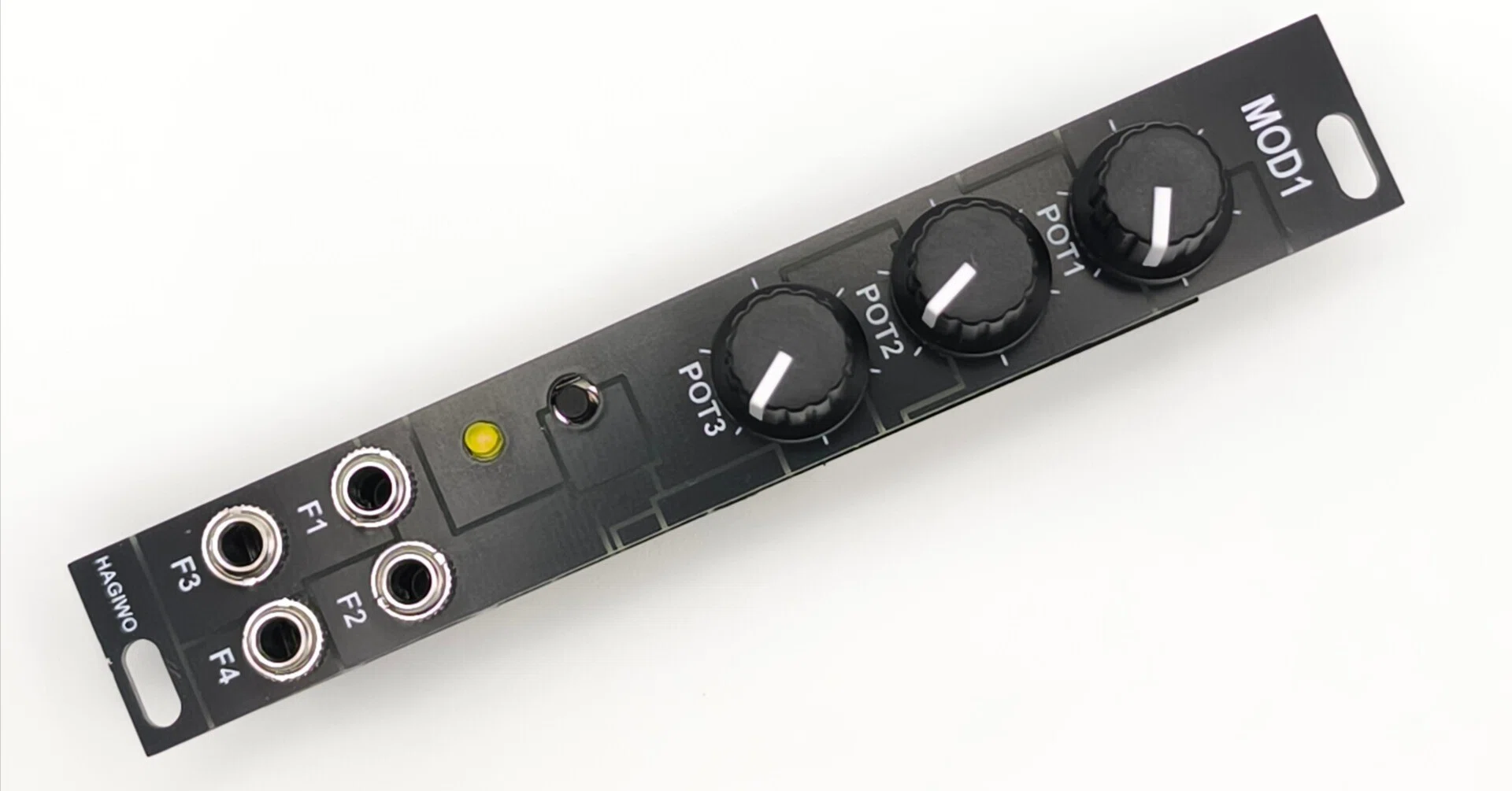 HAGIWO MOD1 MOD2 ドラム音源モジュール　 モジュラーシ HAGIWO MOD1 : VC Switch 1in-2out | DIY Eurorack Modular Synth