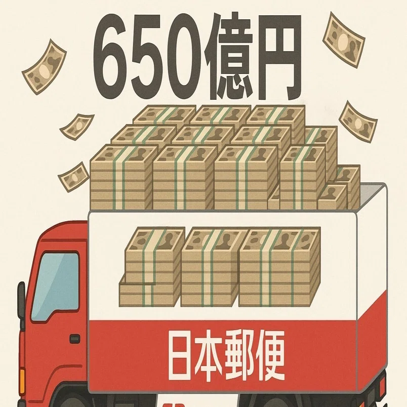 トラック2500台使用禁止の行政処分！それでも郵便局を救済する「650億