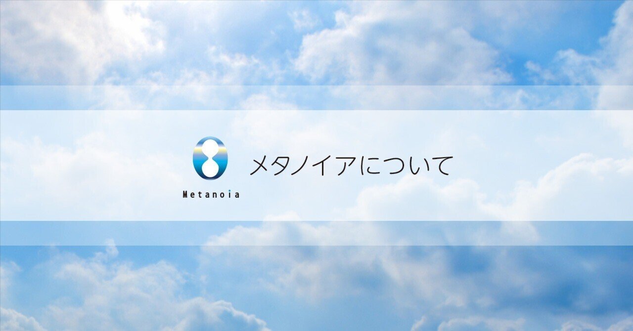 はじめまして、メタノイアです。