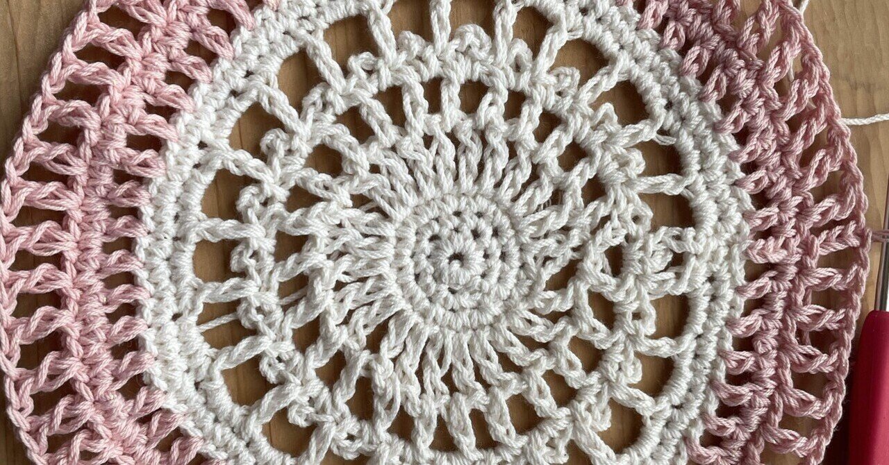 Pattern / Flower Mandala Blanket｜笠石あき｜レース編みの