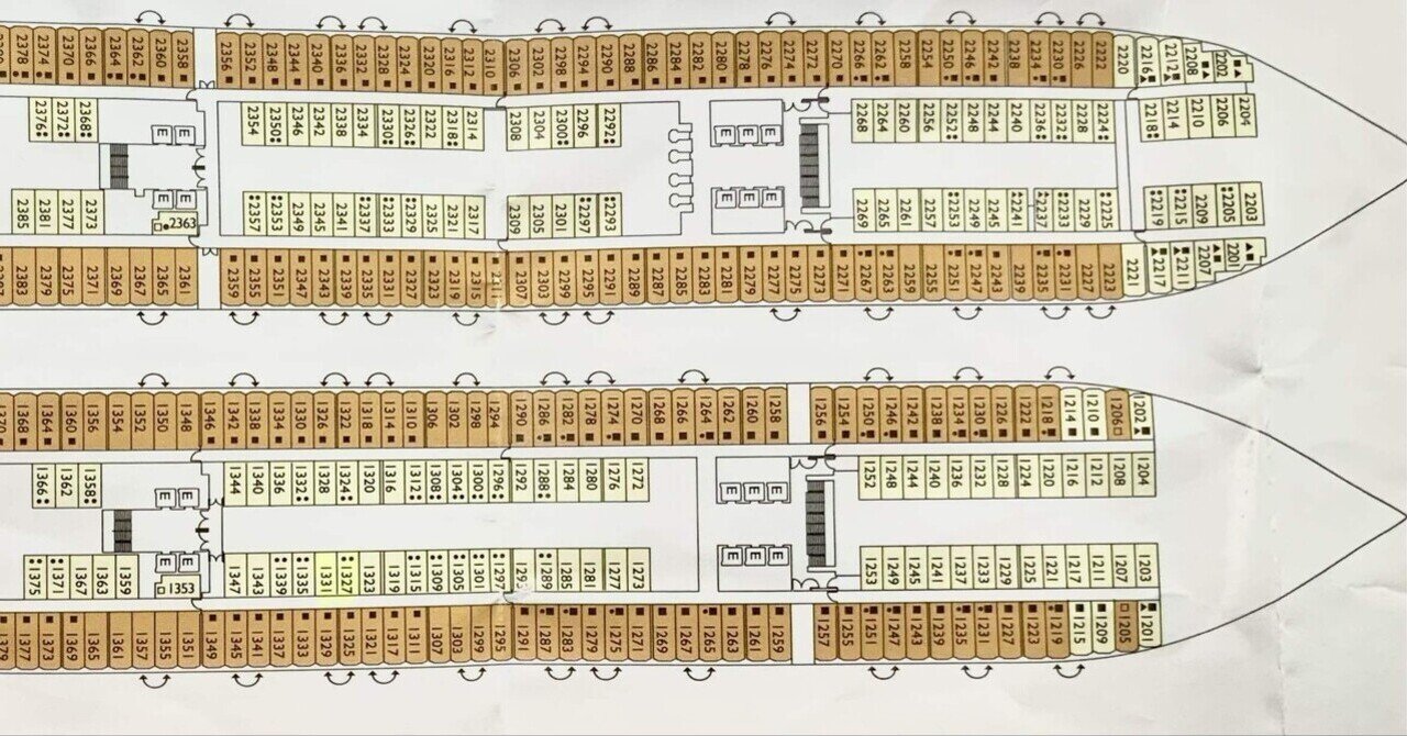 旅行】クルーズ船コスタ・セレーナ号 -5- まずは船の中を歩き回って
