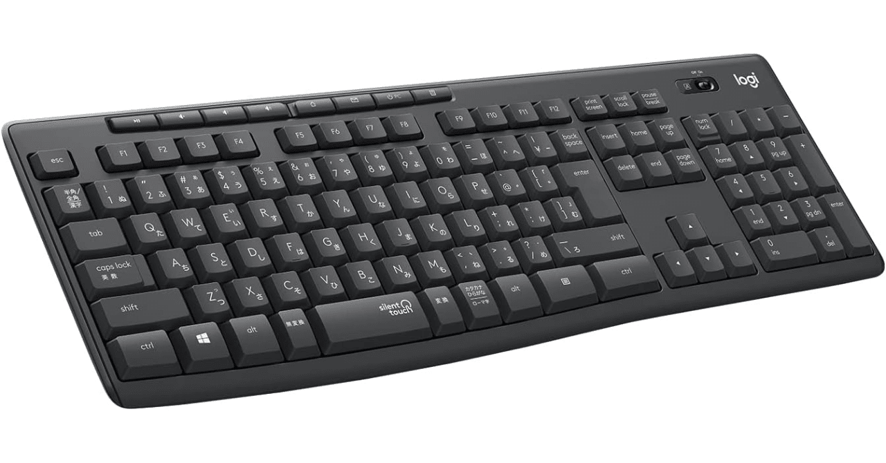 ロジクール K295GP 静音ワイヤレスキーボード グラファイト｜GetGadgetGot