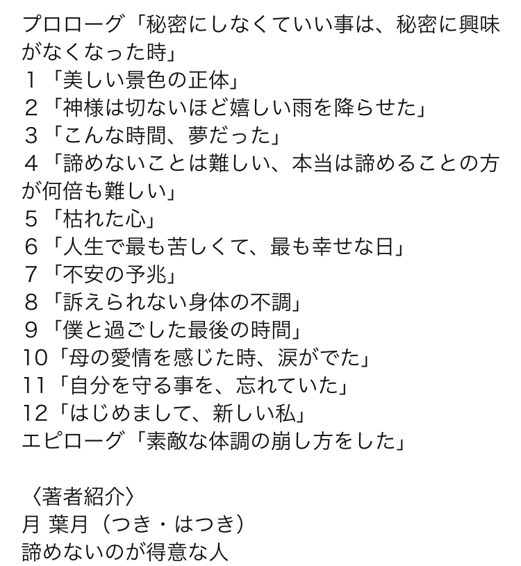 粘ってみるもんだ|月 葉月