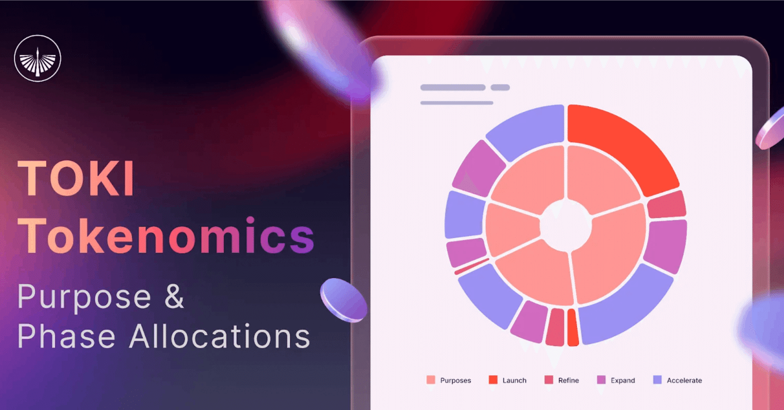 TOKIのトークノミクス最新情報：利用目的別・フェーズ別の割り当てを