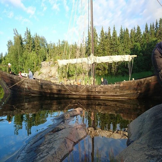 バイキングの北欧人男性
