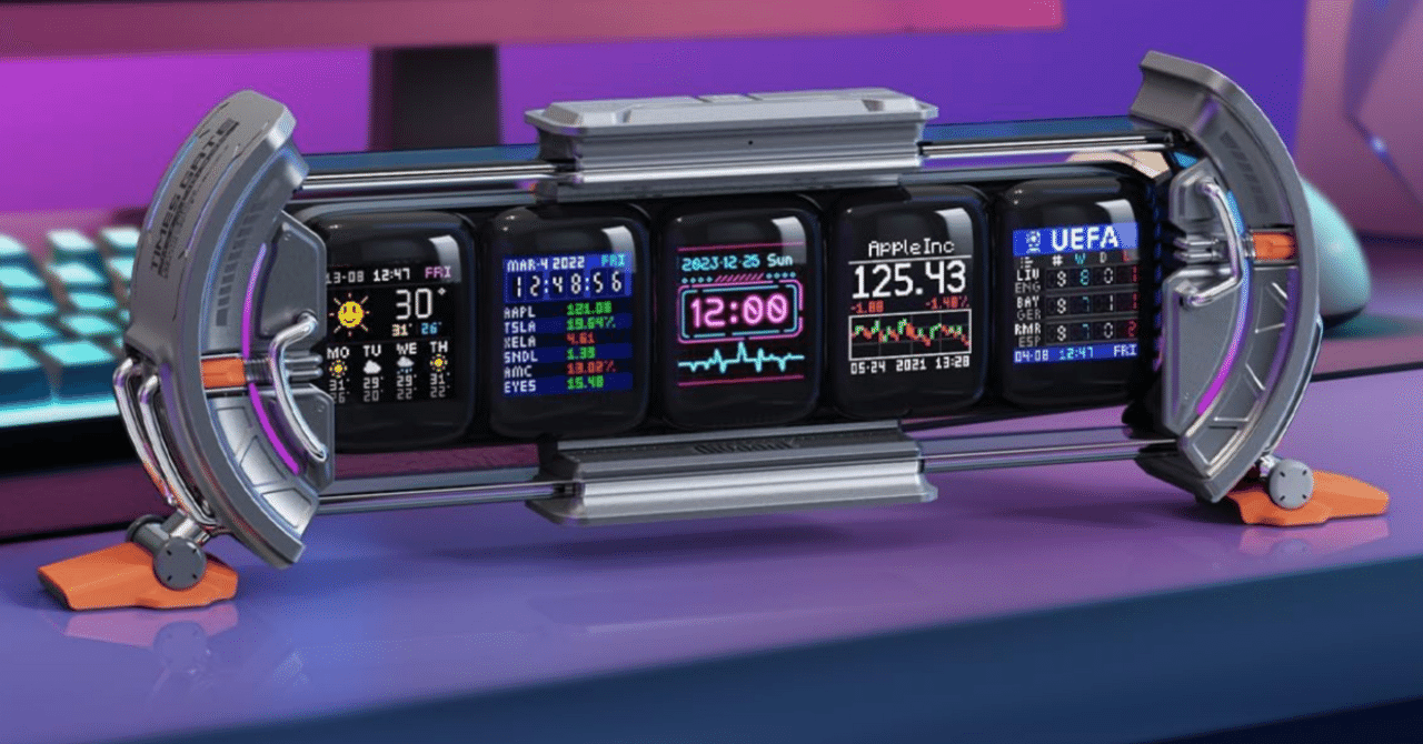 Divoom timesgate 置き時計 Divoom Times Gate | Pixel Art Informative Display