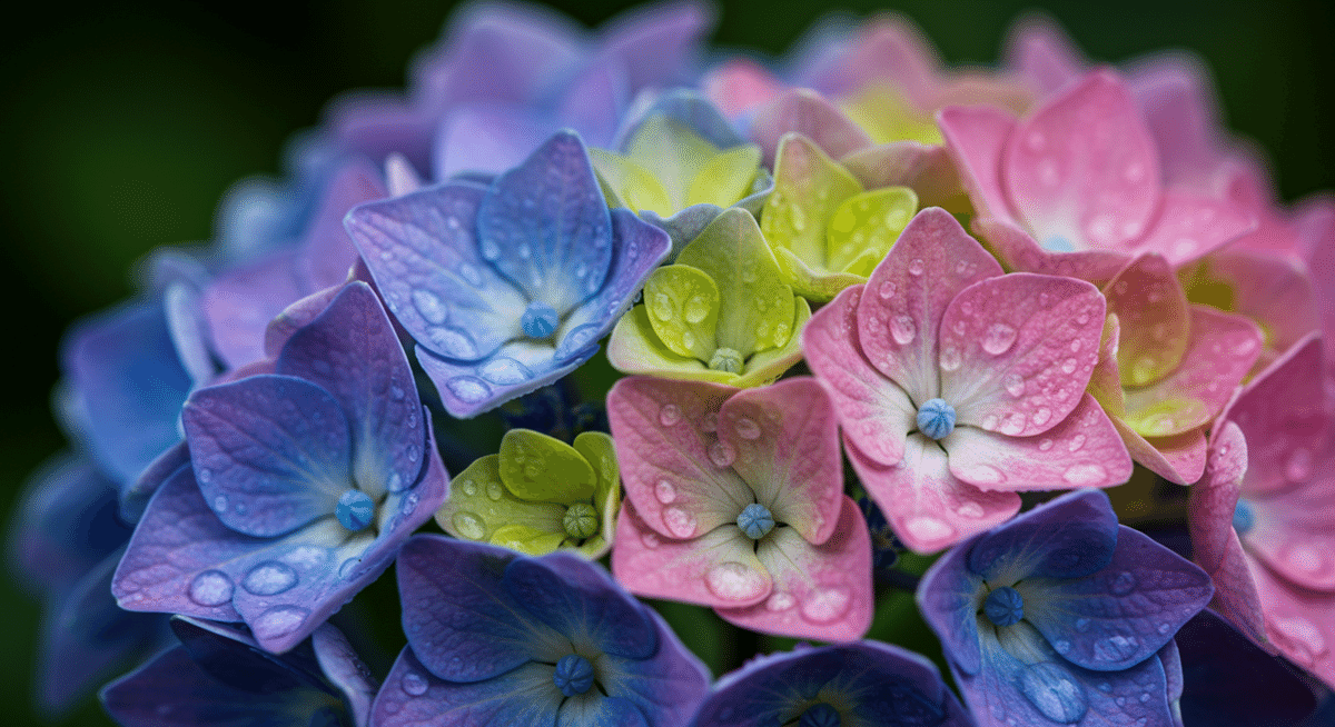 虹～紫陽花⭐ 画像生成AI】虹と紫陽花と◯◯｜蟒蛇 来都（うわばみ らいと）