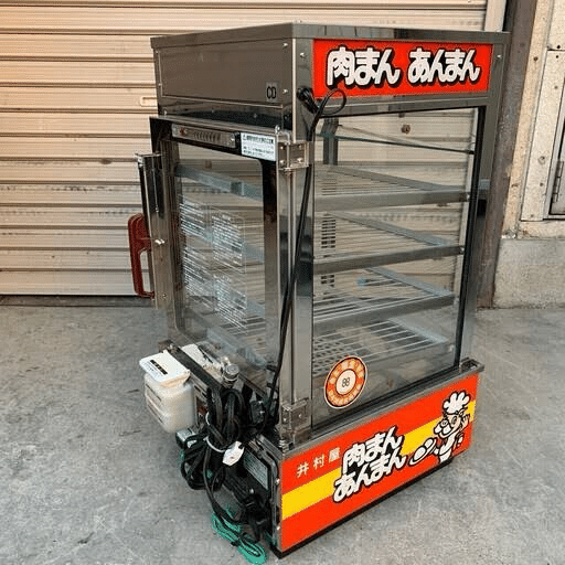 修理必要　昭和レトロ　井村屋 肉まん蒸気蒸し器 修理必要 昭和レトロ 井村屋 肉まん蒸気蒸し器 - メルカリ