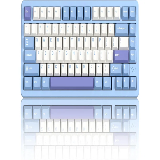 Womier SK75 75%無線キーボード アルミ合金 Bluetooth RGB Mac/Win