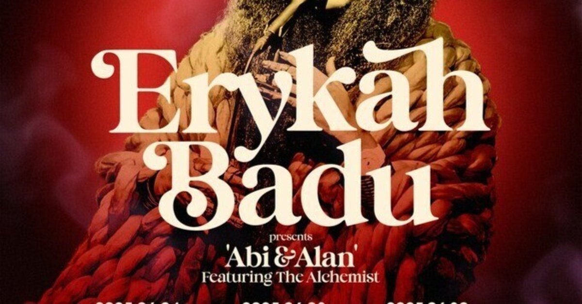 Erykah Badu エリカバドゥ 'Abi & Alan 2025 パーカー Erykah Badu