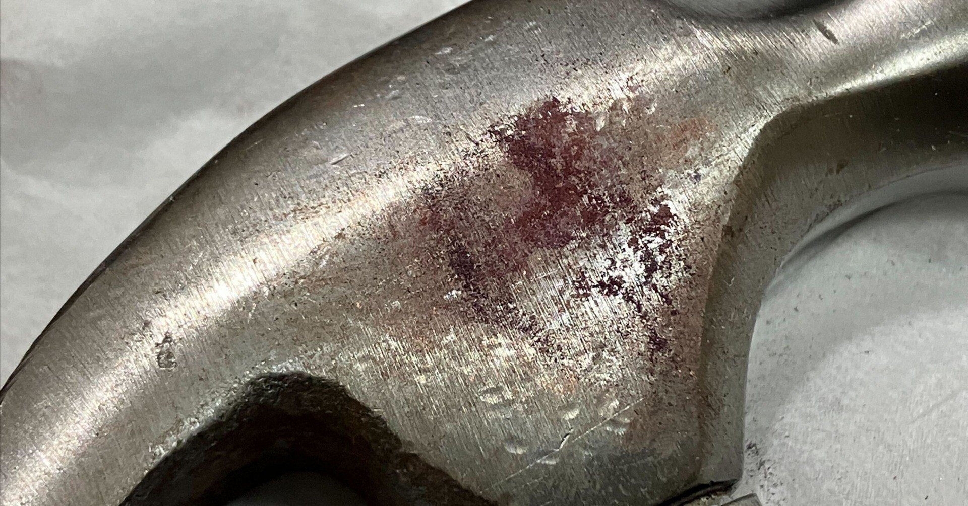 雑記 2025/06/14 緋銅処理後の曲げ加工・鎚目付与｜老蓮蕾