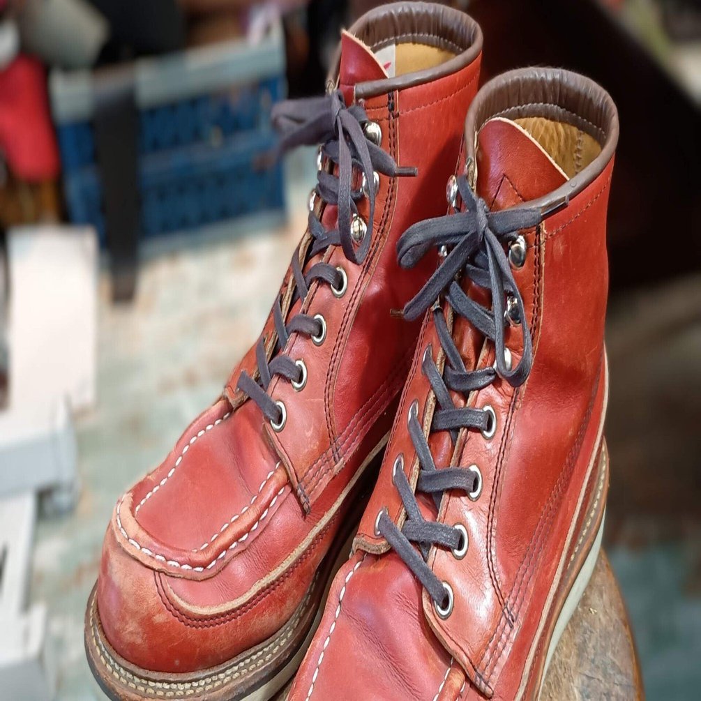 スピードフック交換】Red Wing#9851のシューレースフック交換｜CREA