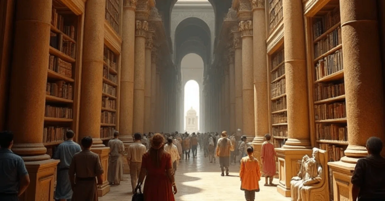 🏛️📜 Ancient Library of Alexandria 2D & 3D Interactive Simulation ...