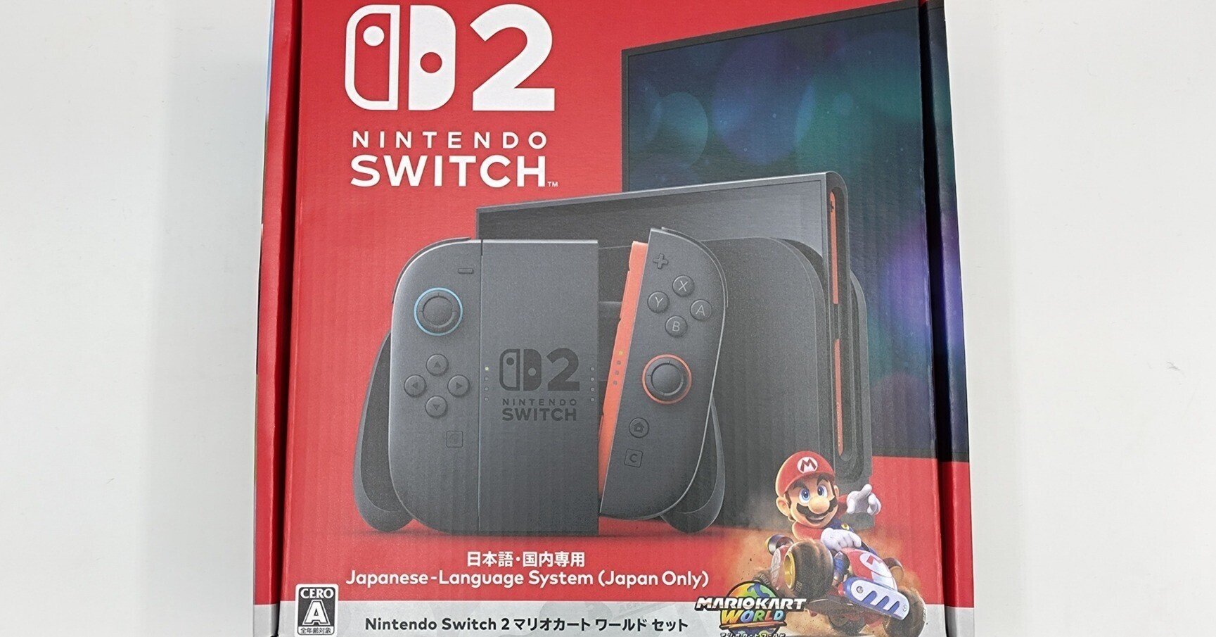 Nintendo Switch 2本体 店舗レシート付き 実店舗購入レシート付き】Nintendo Switch 2 マリカーセット