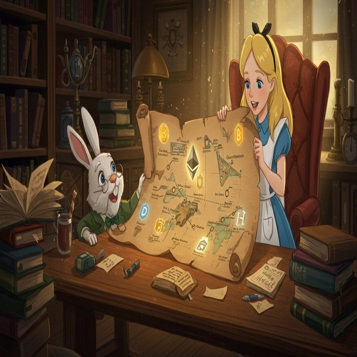 第0回】ようこそ、仮想通貨ワンダーランドへ！～アリスとウサギ先輩、ゼロから始める1000の扉～｜みお