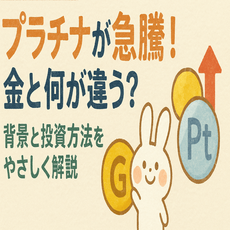 2025年最新】プラチナが急騰！金と何が違う？｜Tabeta
