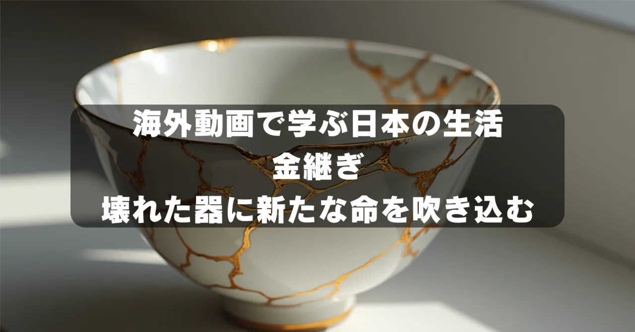 金継ぎ：壊れた器に新たな命を吹き込む｜山里海医学共育プロジェクト