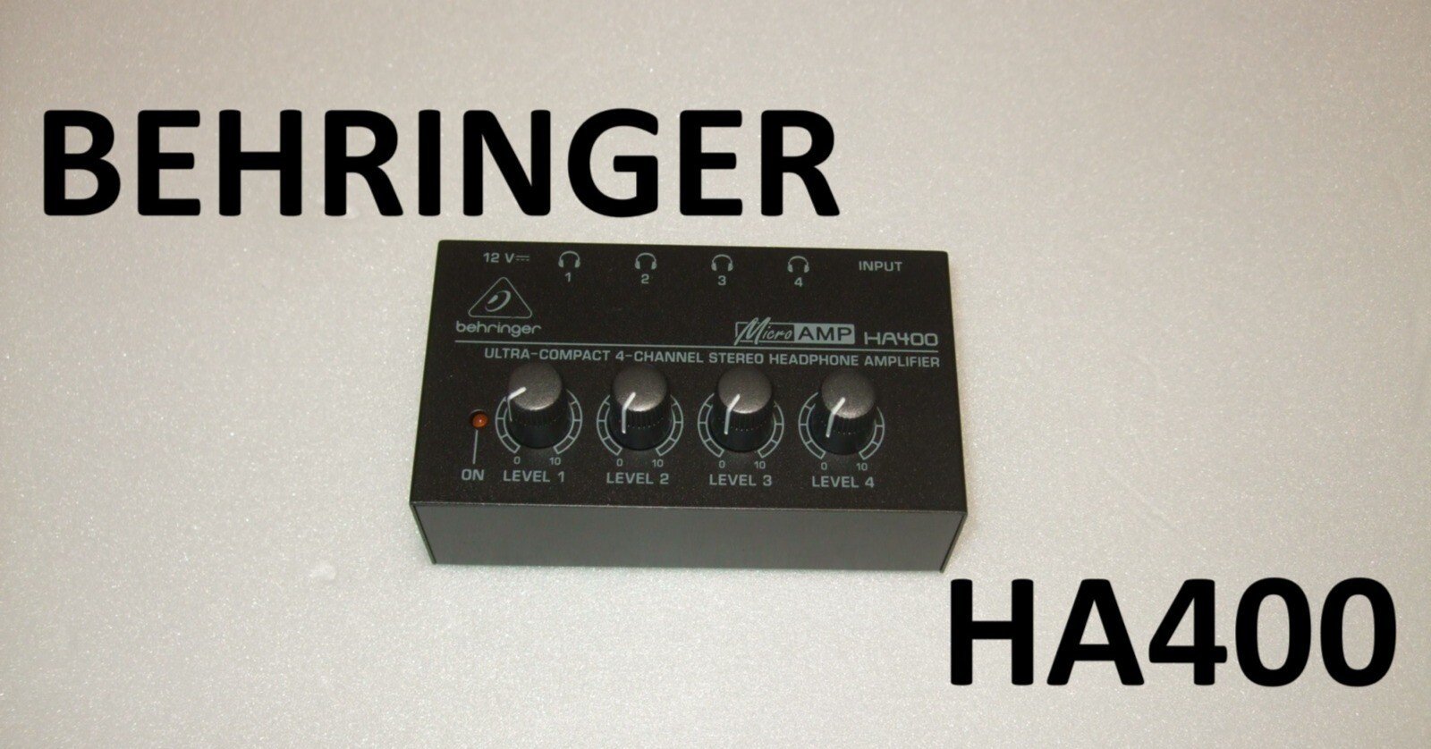 BEHRINGER ヘッドホンアンプ（HA400）｜モメドラム