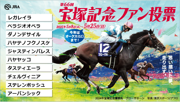 JRA第66回宝塚記念ポスター【B1】 2025宝塚記念ポスター｜日本サイン競馬会