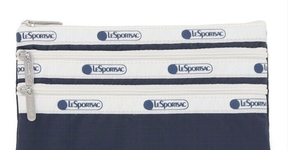 【iamyu3 】LeSportsac ひとりっぷ 3ファスナーポーチ ひとりっぷ×Lesportsac ジップポーチ | 旅するレスポのお部屋