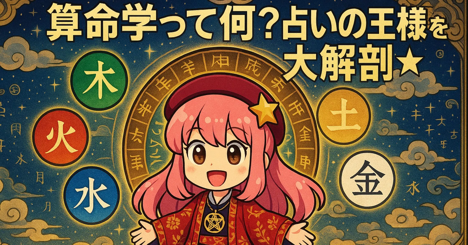 占いの地図帳☆06】算命学って何？占いの王様を大解剖☆｜プロ占い師 