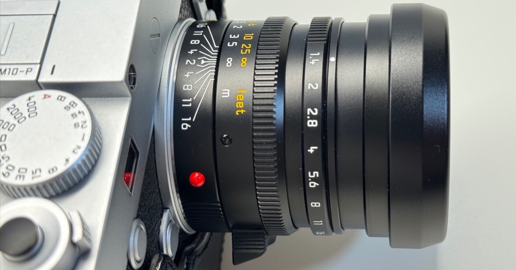 Leica Summilux-M 50 f/1.4 ASPH. 用 かぶせ式レンズキャップ｜距離計